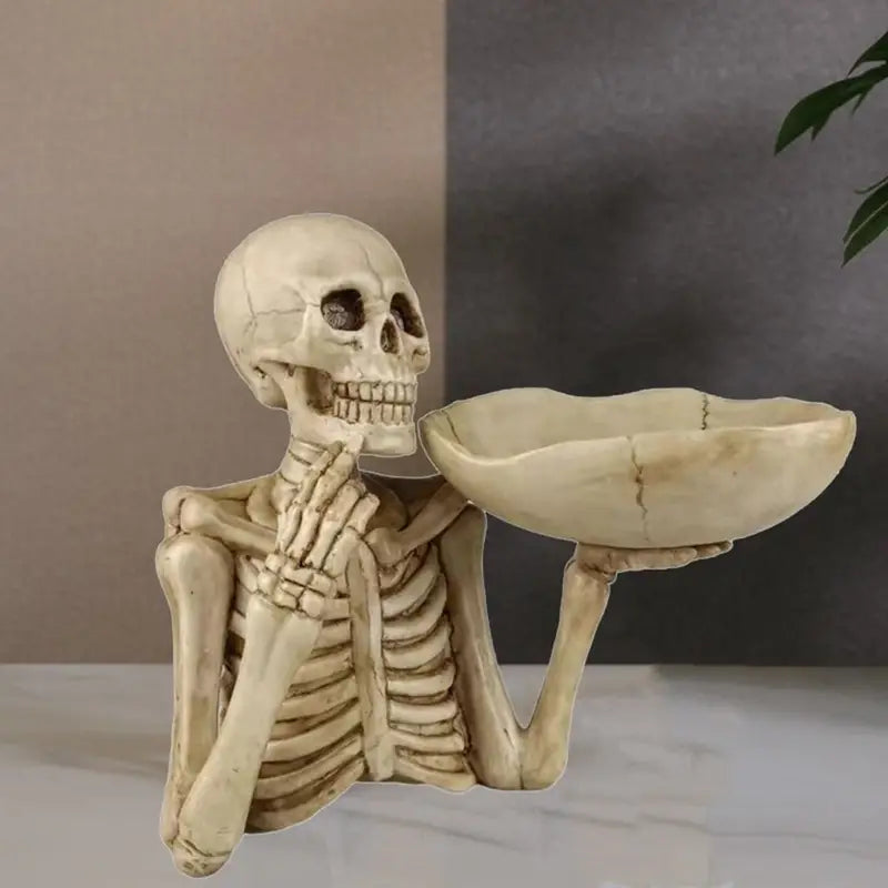 Resin Skeleton Bowl Holder-1