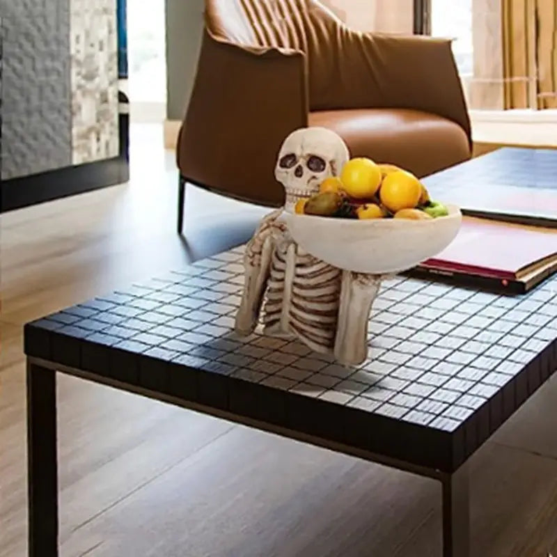 Resin Skeleton Bowl Holder-2