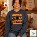 Feeling Witchy Halloween Cauldron Hat and Broom Graphic-7
