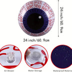 Haunting Hues: Inflatable Ghost Eyeball with Color-Changing LED-2