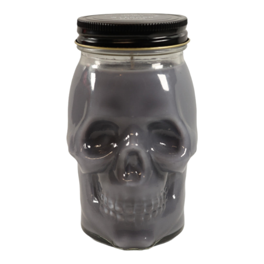 Witches Brew Scented Skull Candle-0