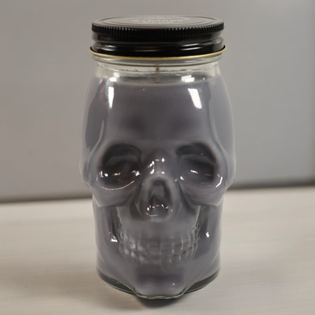 Witches Brew Scented Skull Candle-2