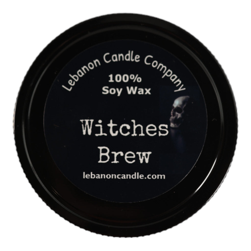 Witches Brew Scented Skull Candle-1