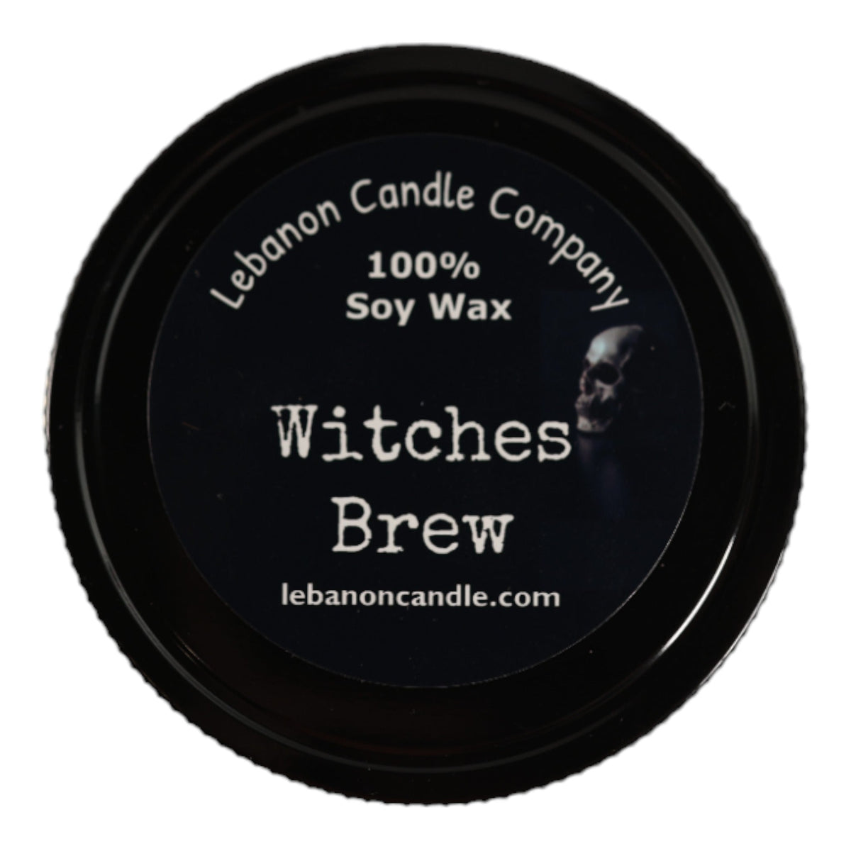 Witches Brew Scented Skull Candle-1
