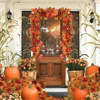 2M Artificial Fall Maple Leaf Garland-2