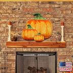 Stacking Pumpkins Halloween Door Decor by G. DeBrekht - Thanksgiving Halloween Decor - 8158414-2H-2