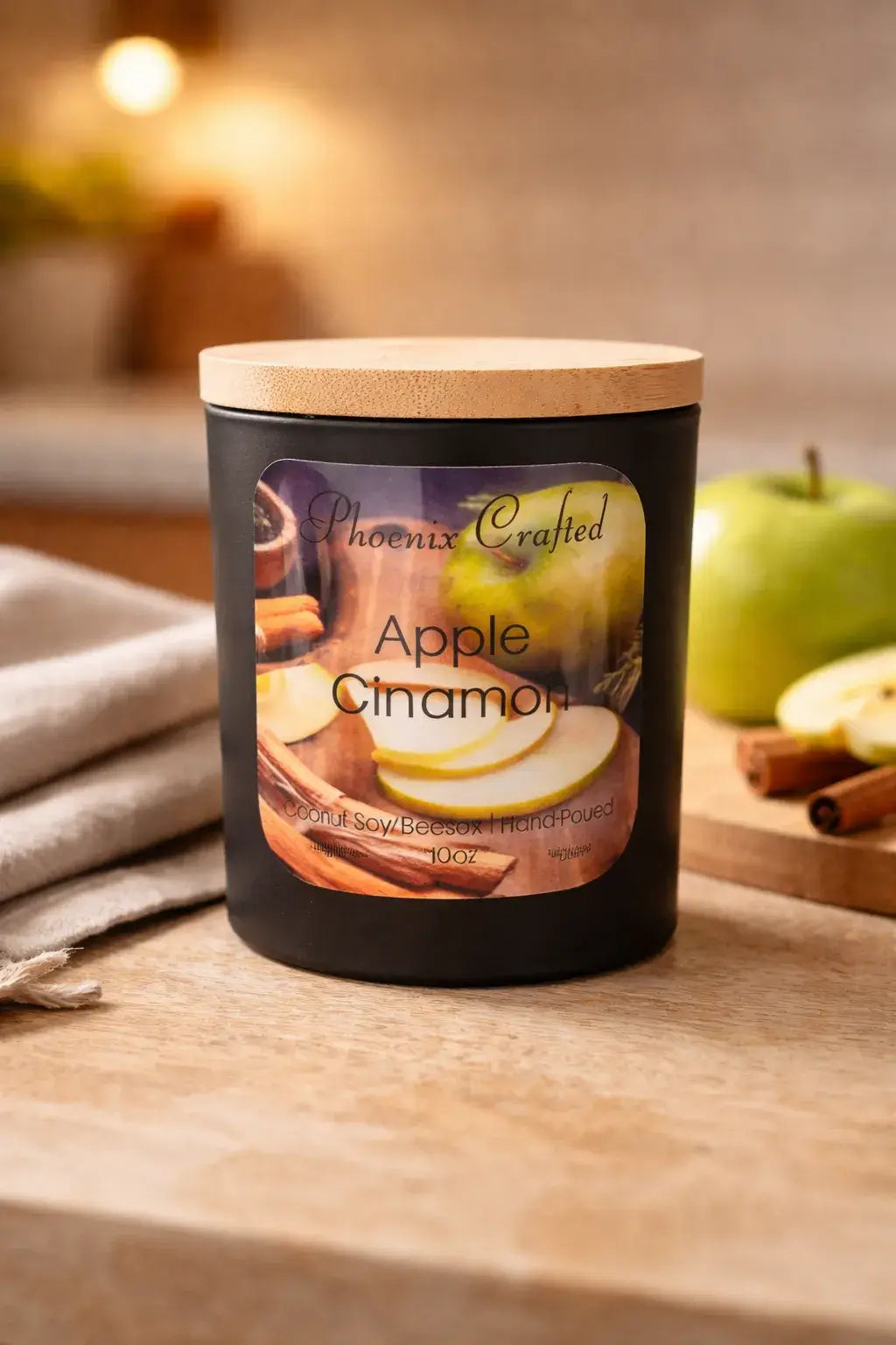 Apple Cinnamon — Red Apple & Baking Spice Candle-1