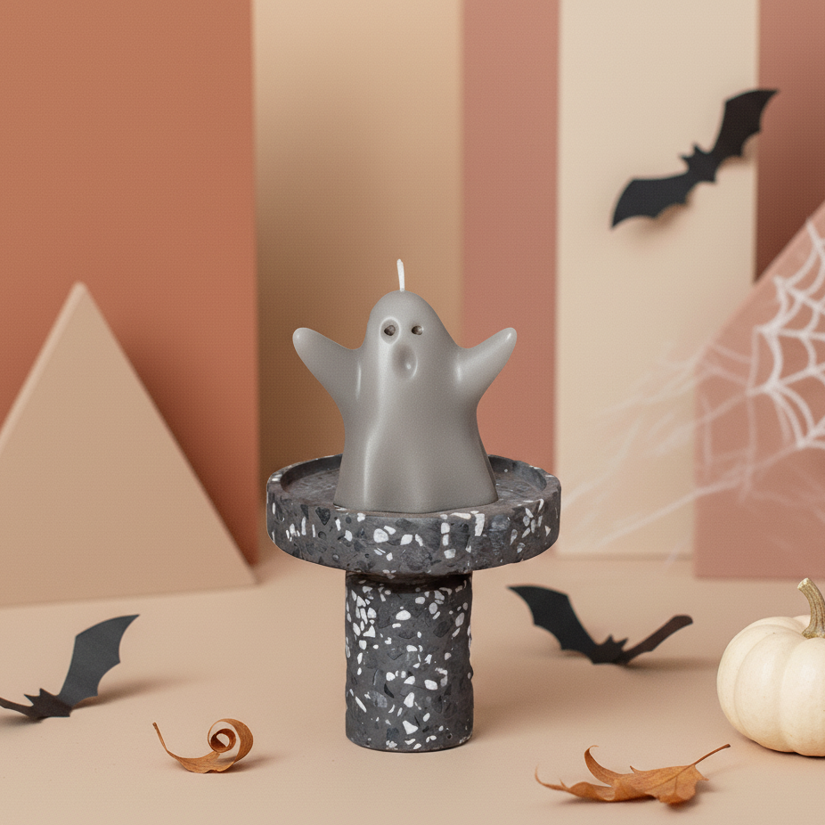 Ghost Candle |  Halloween Decor-2