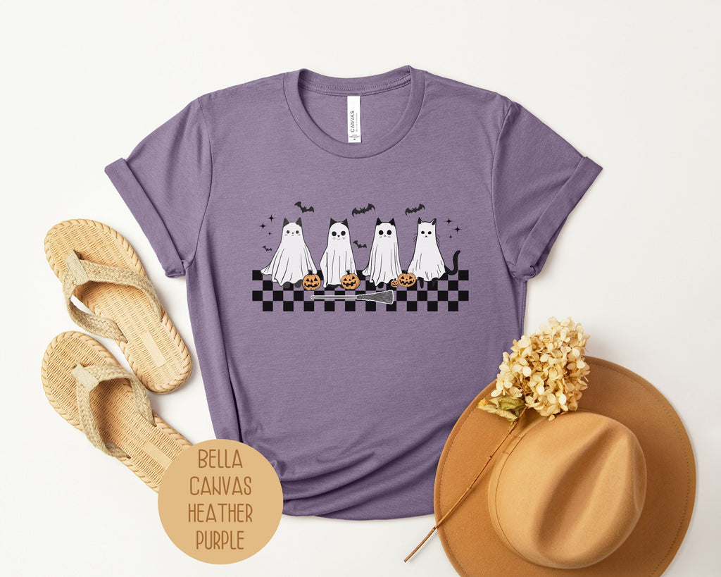 Ghost Cat Halloween Shirt-1