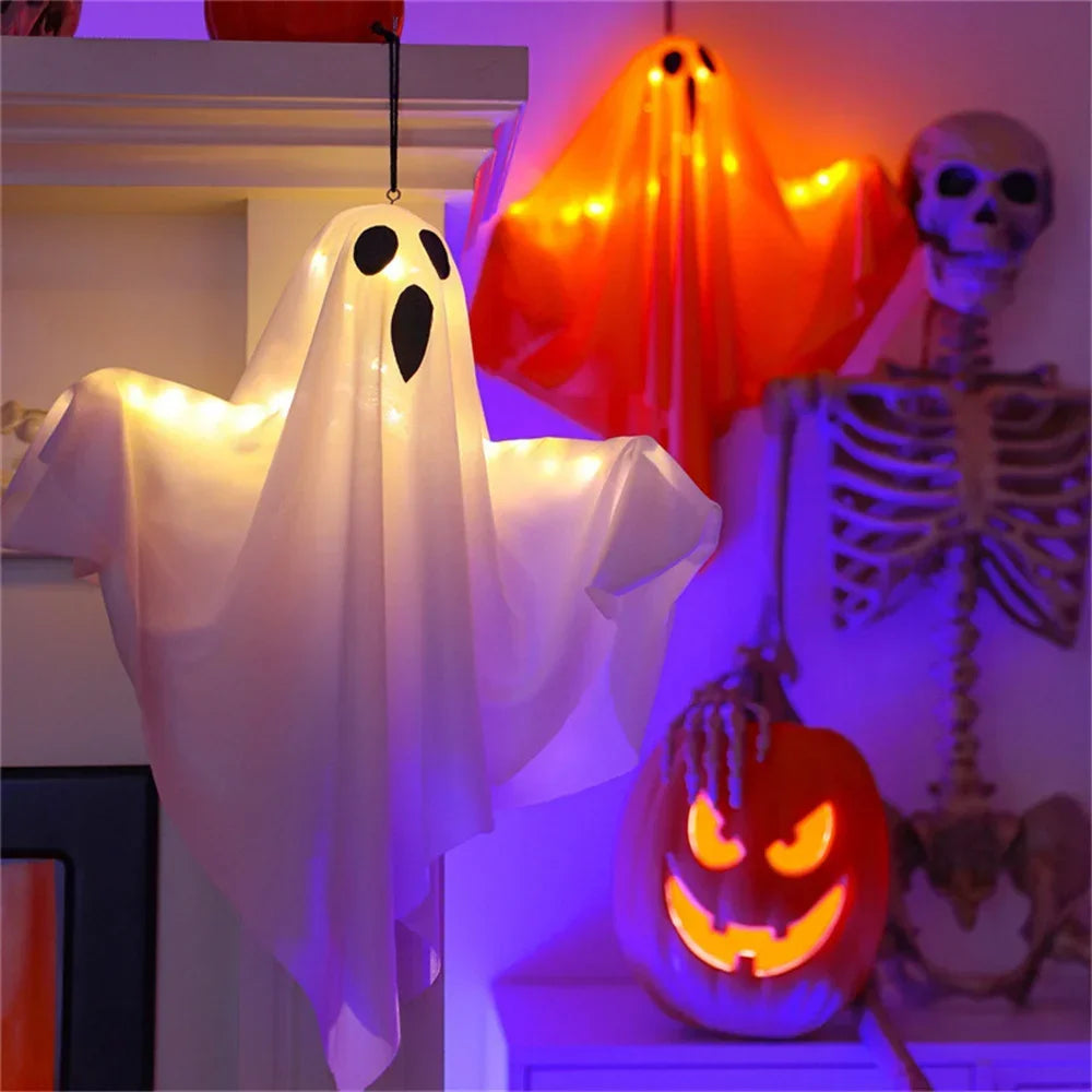 Halloween LED Hanging Ghost Ornaments-3