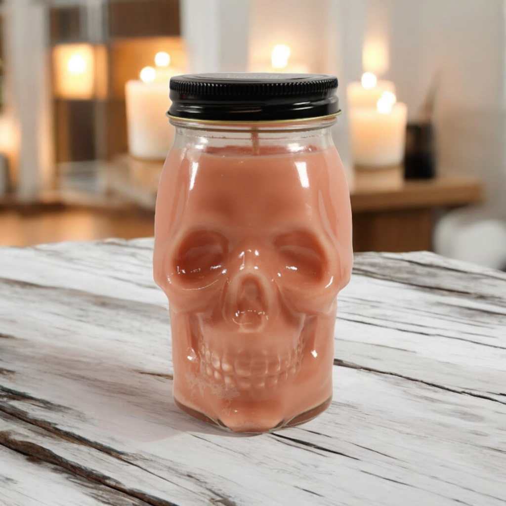 Hocus Pocus Scented Skull Candle-4