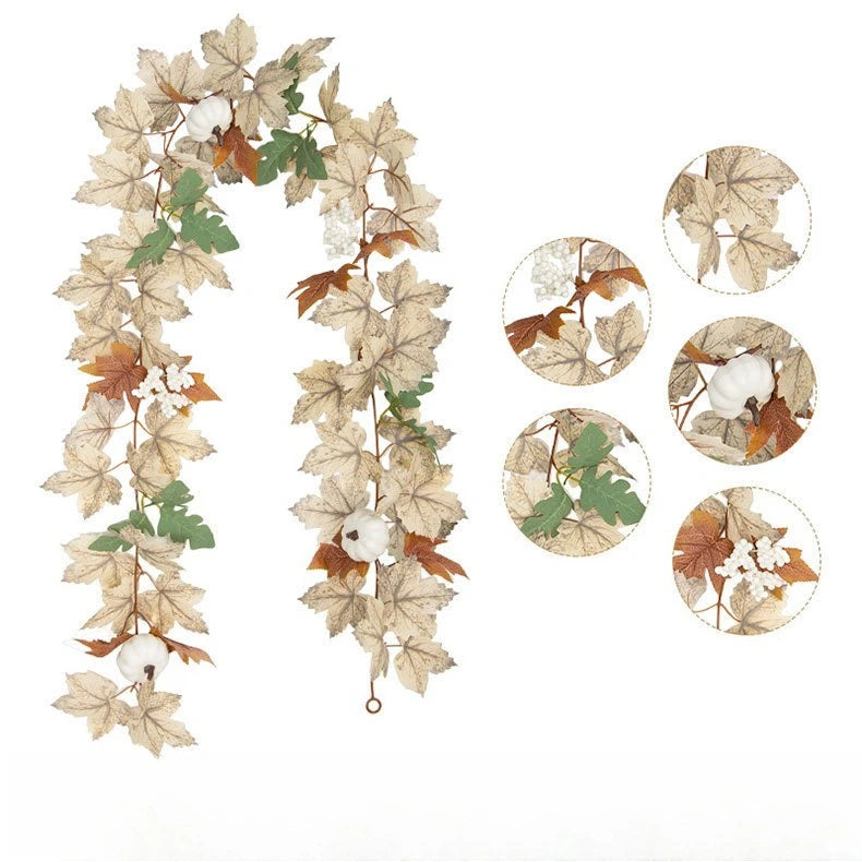 Couronne Décorative Automne Naturelle