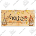"Welcome Autumn" Wooden Sign
