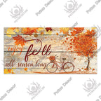 "Welcome Autumn" Wooden Sign