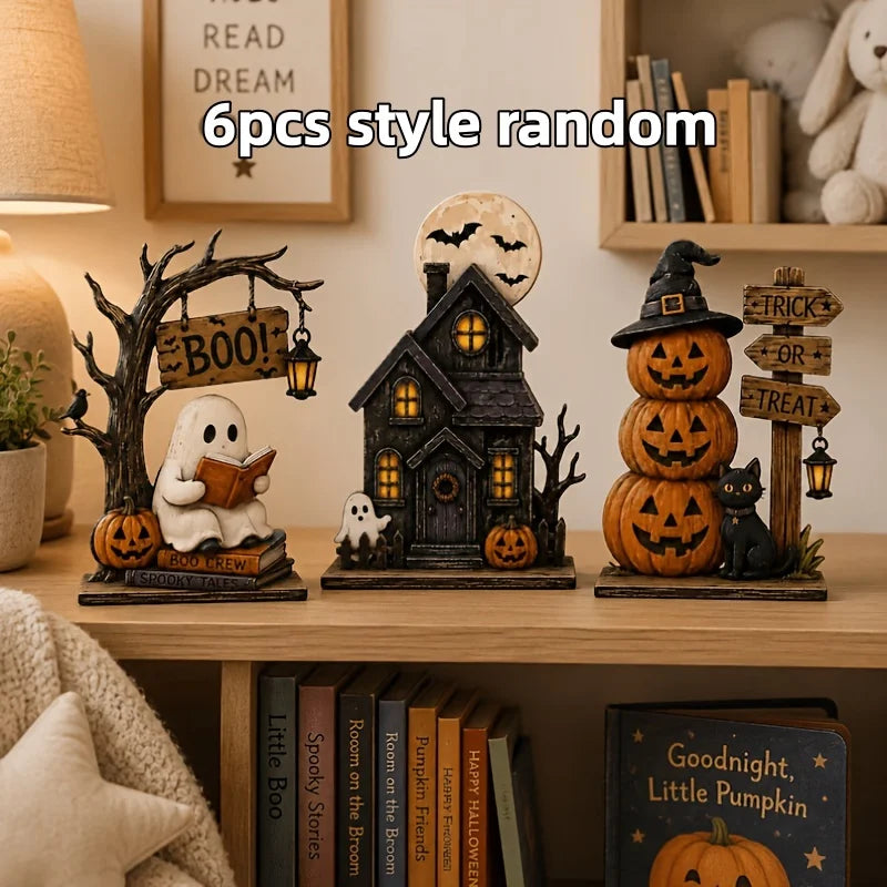 Blocs Bois Vintage Halloween