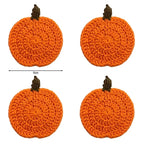 Sous-Verres Citrouille Crochet