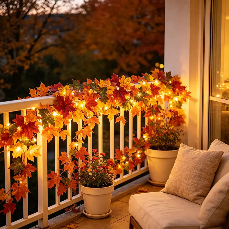Guirlande LED Automne – Lumière Cosy