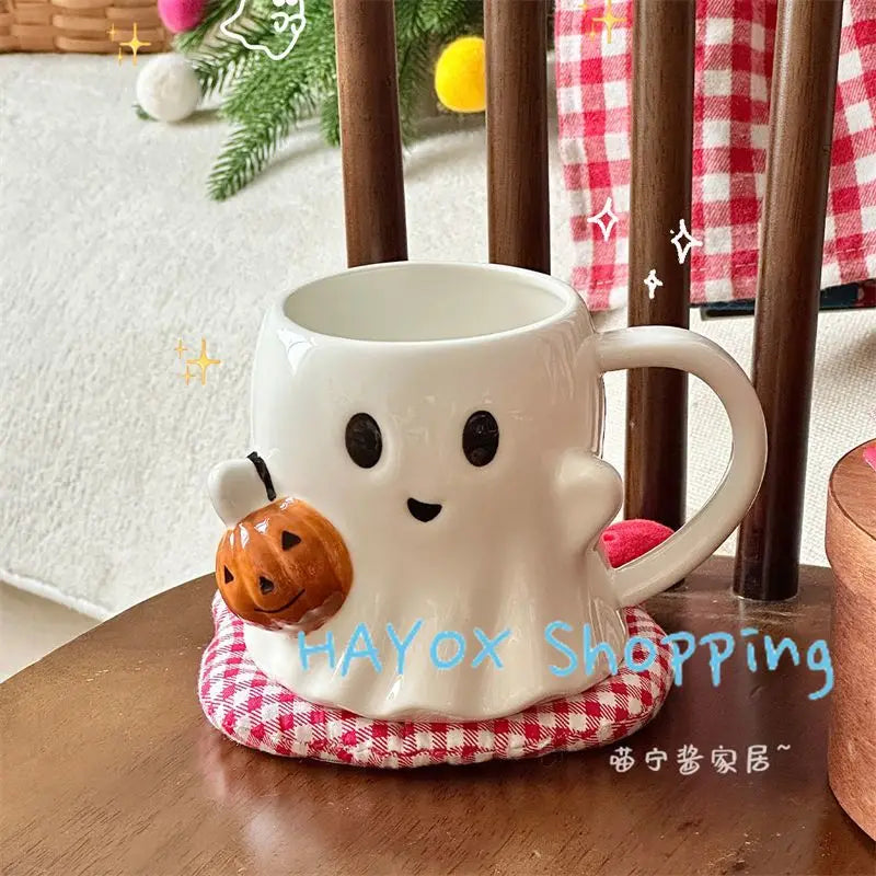 Mug Halloween Fantôme – Cadeau Idéal