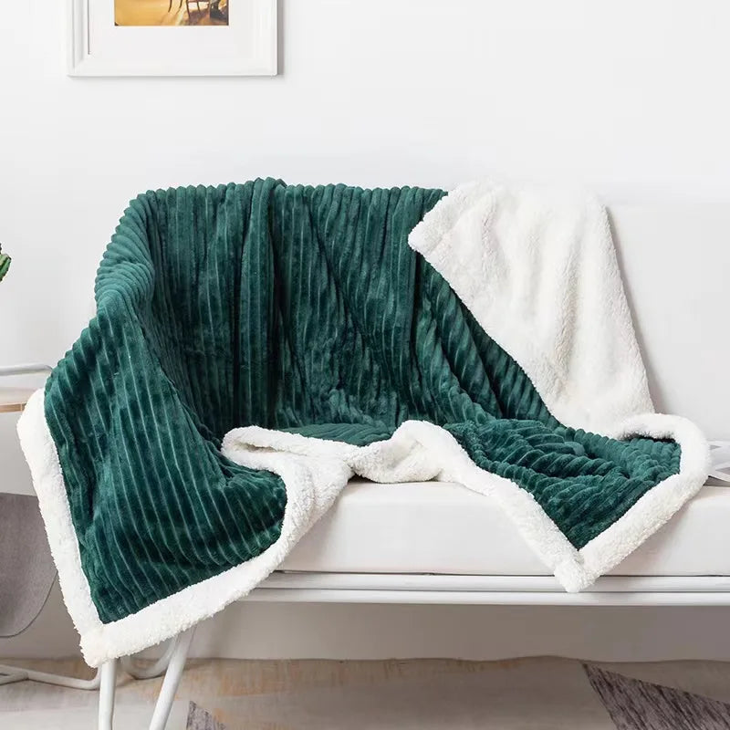 Orange Sherpa Blanket