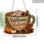 Plaque Bois Automne