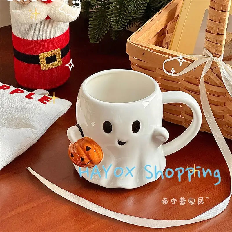 Mug Halloween Fantôme – Cadeau Idéal