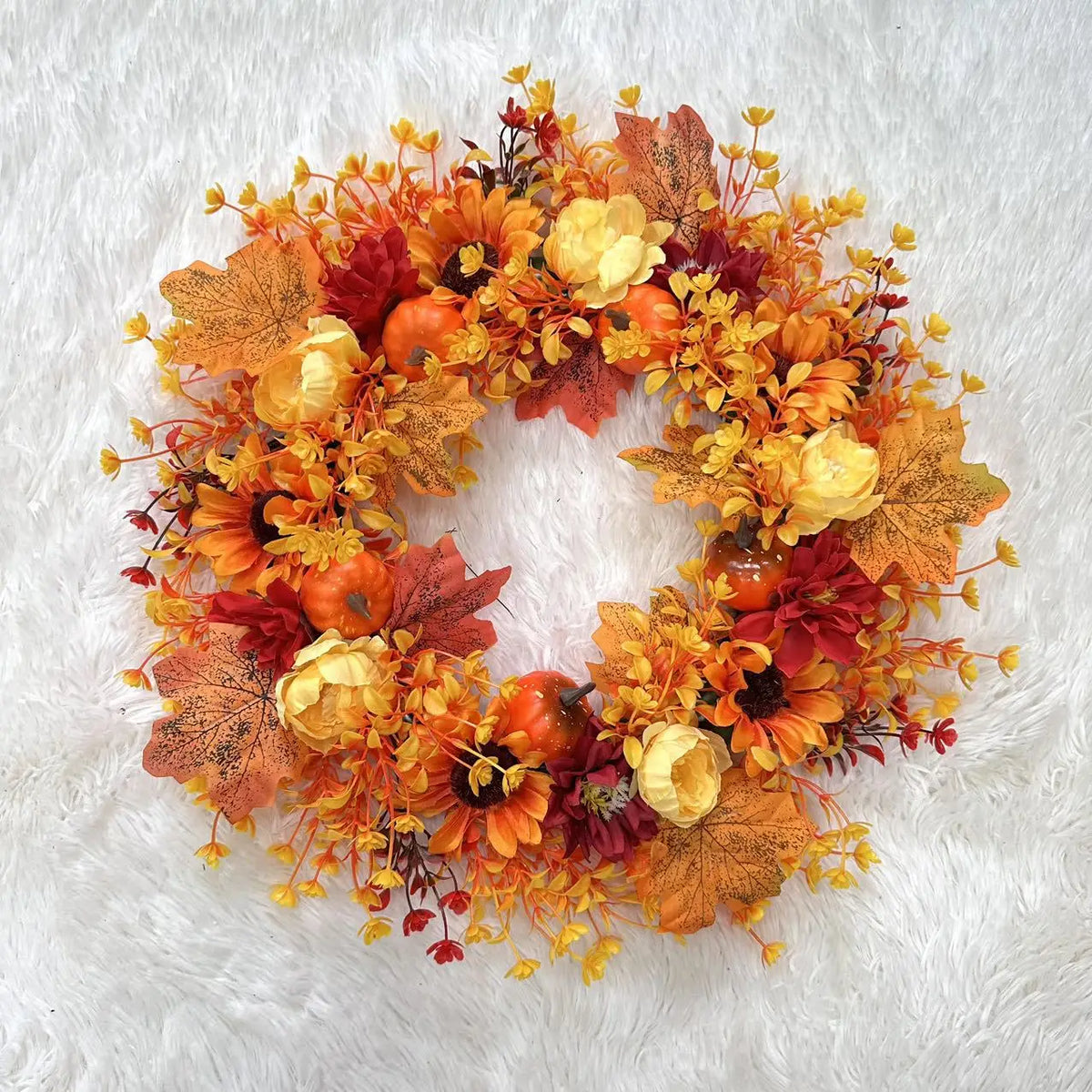 Couronne Automne Suspendue