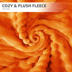 Orange Sherpa Blanket
