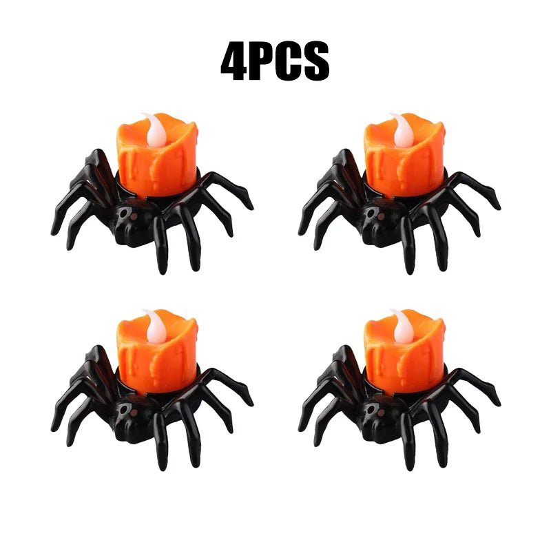 Bougie LED Araignée