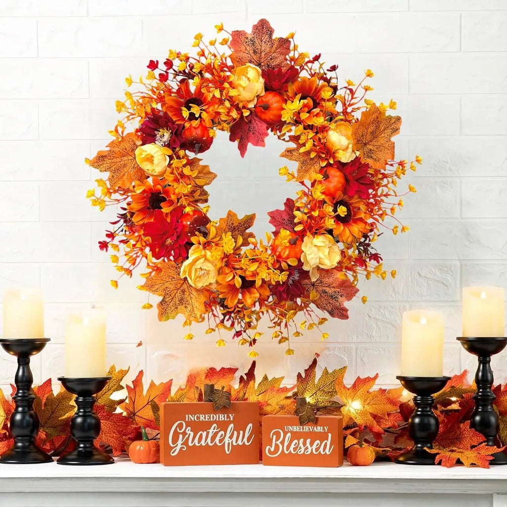 Hanging Autumn Wreath