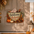 Plaque Bois Automne