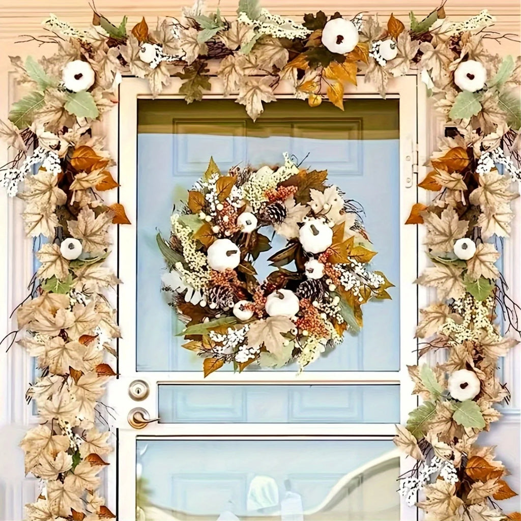 Couronne Décorative Automne Naturelle