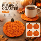 Sous-Verres Citrouille Crochet
