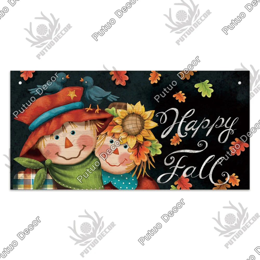 "Welcome Autumn" Wooden Sign