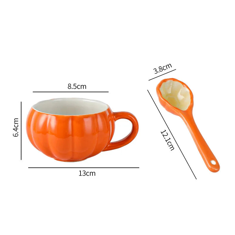 Mug Citrouille avec Couvercle