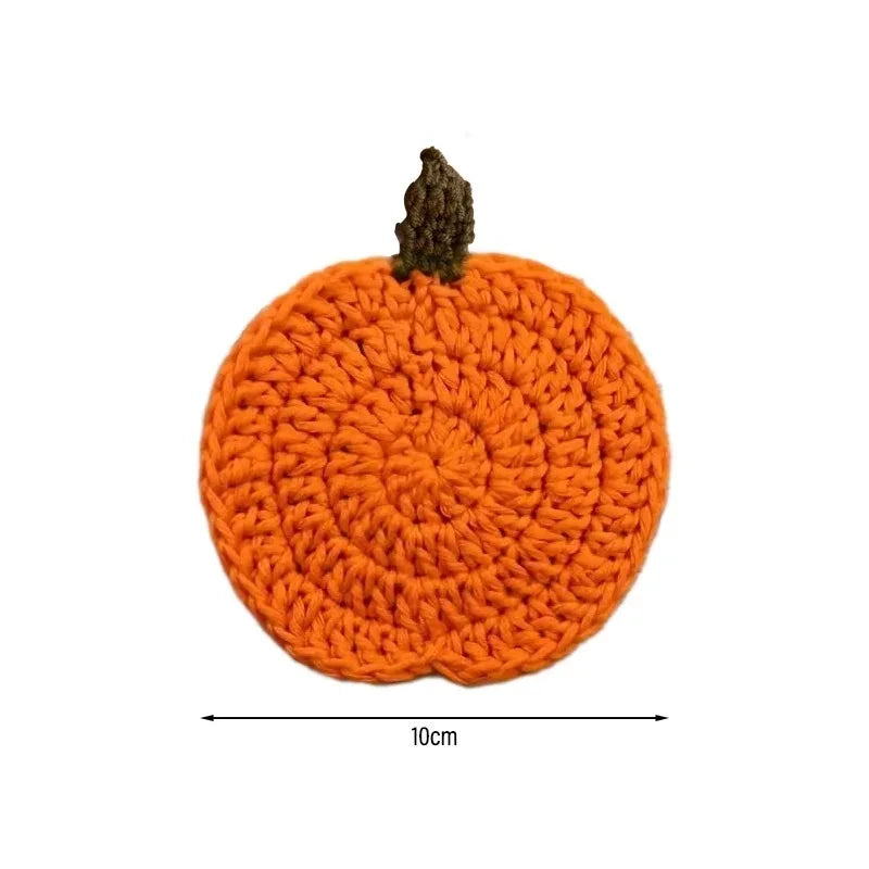 Sous-Verres Citrouille Crochet