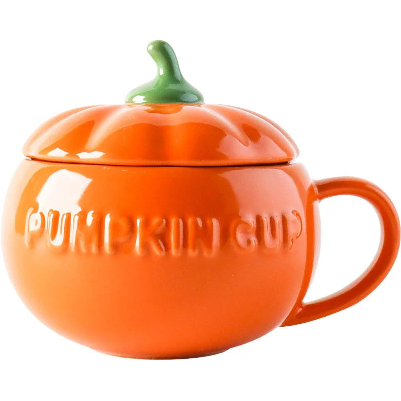 Mug Citrouille avec Couvercle