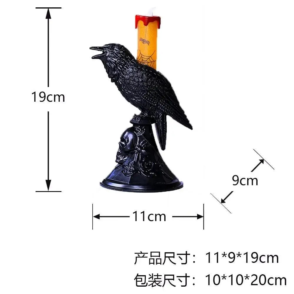 Bougeoir Corbeau Noir