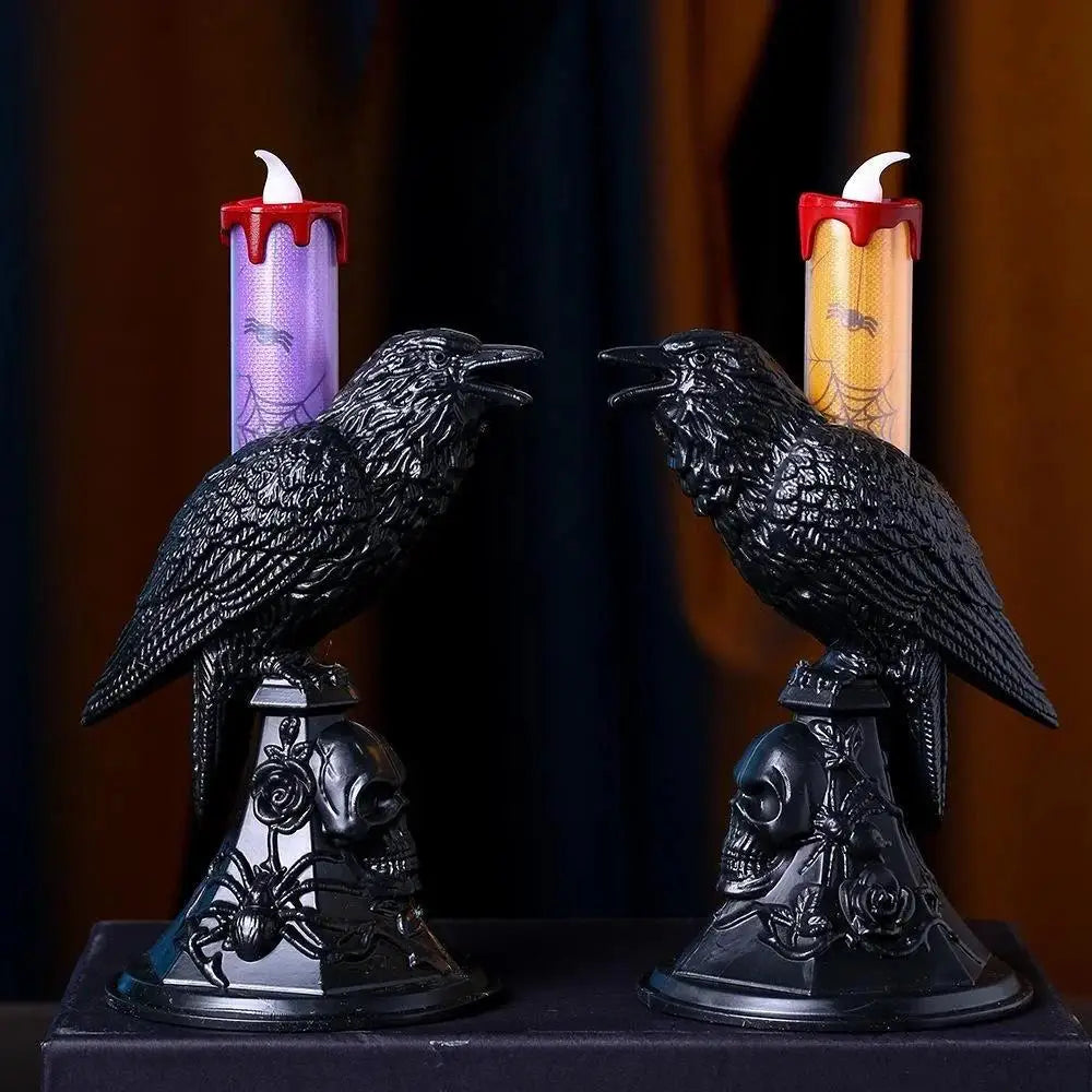 Bougeoir Corbeau Noir