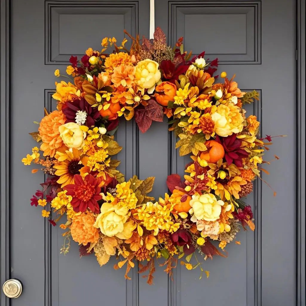 Hanging Autumn Wreath