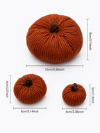 Knitted Pumpkin Set