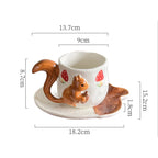 Tasse Écureuil Feuilles d'Érable