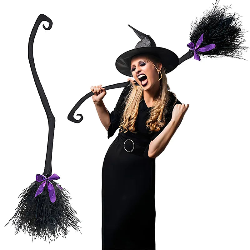 Halloween Witch Broom Decoration-1