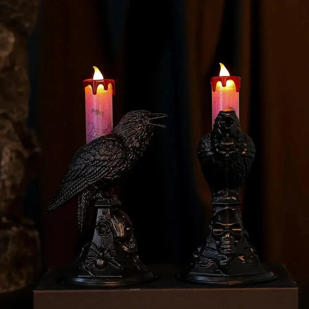 Bougeoir Corbeau Noir