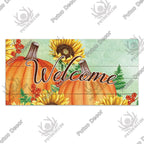 "Welcome Autumn" Wooden Sign