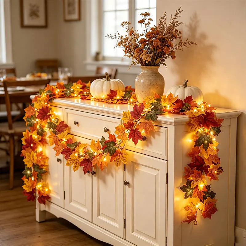 Guirlande LED Automne – Lumière Cosy