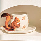 Tasse Écureuil Feuilles d'Érable