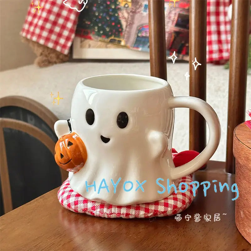 Mug Halloween Fantôme – Cadeau Idéal