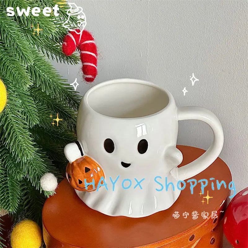 Mug Halloween Fantôme – Cadeau Idéal