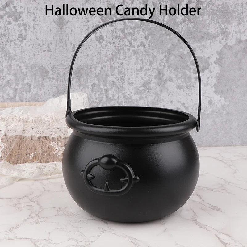 Large Witch Cauldron Halloween Decoration-1