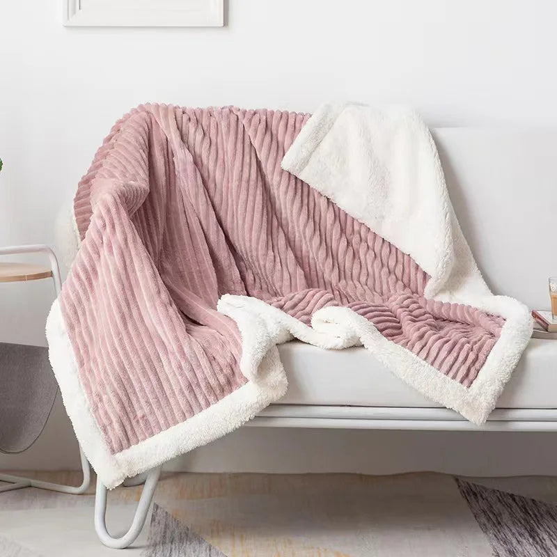 Orange Sherpa Blanket